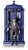 New Series 7 Eleventh Doctor Action Figure with Spin and Fly Tardis